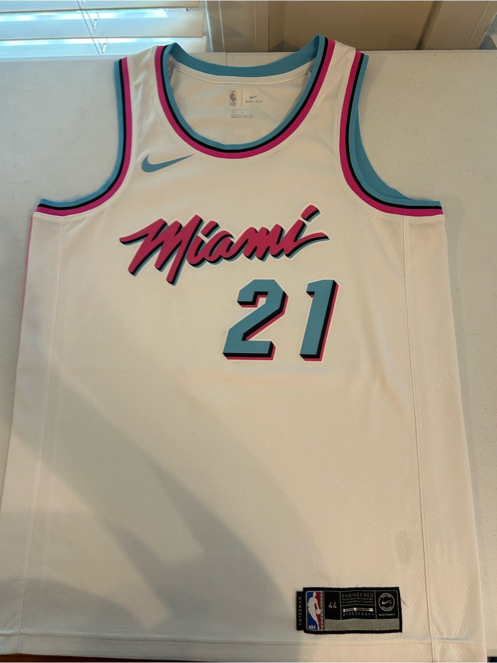 Nike Miami Heat “Vice” Hassan Whiteside #21 Swingman jersey